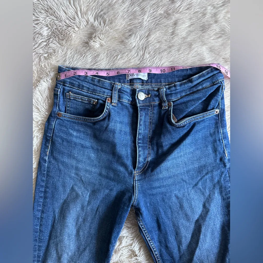 Zara Bootcut Medium Wash Jeans Size 10 - Image 5
