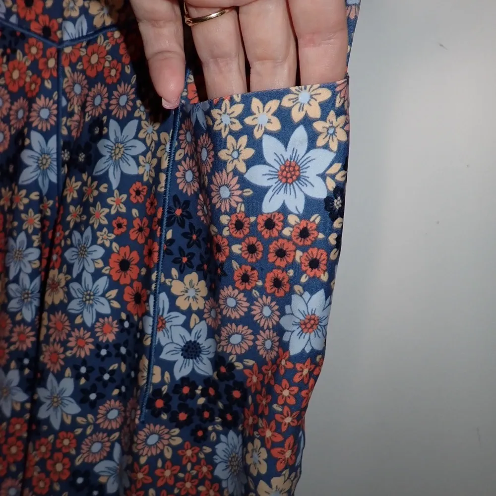 Offline by Aerie Floral Multicolor High-Rise Leggings with Pockets size M - Image 5