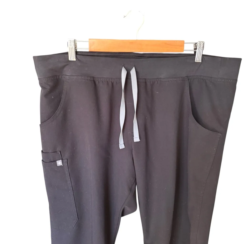 FIGS - Kade Cargo Scrub Pants Black Sz XL - Image 5