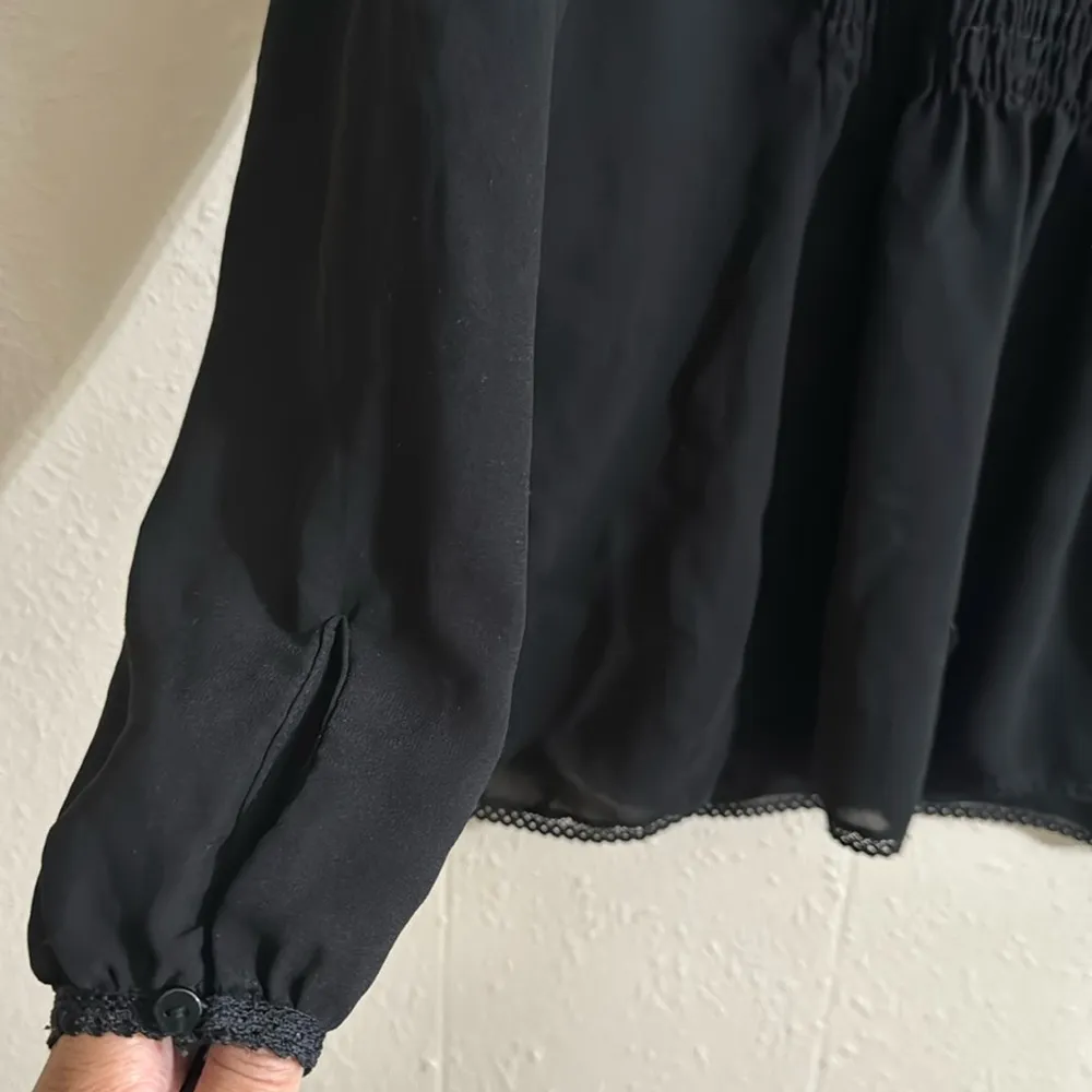 Zara Basic long sleeve blouse - Image 4