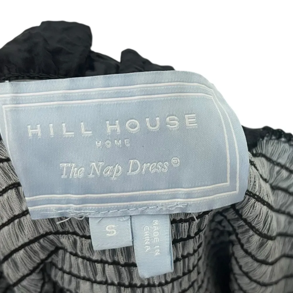Hill House The Ribbon Ellie Nap Dress Women’s Size Small Black Tiered Smocked - Image 9
