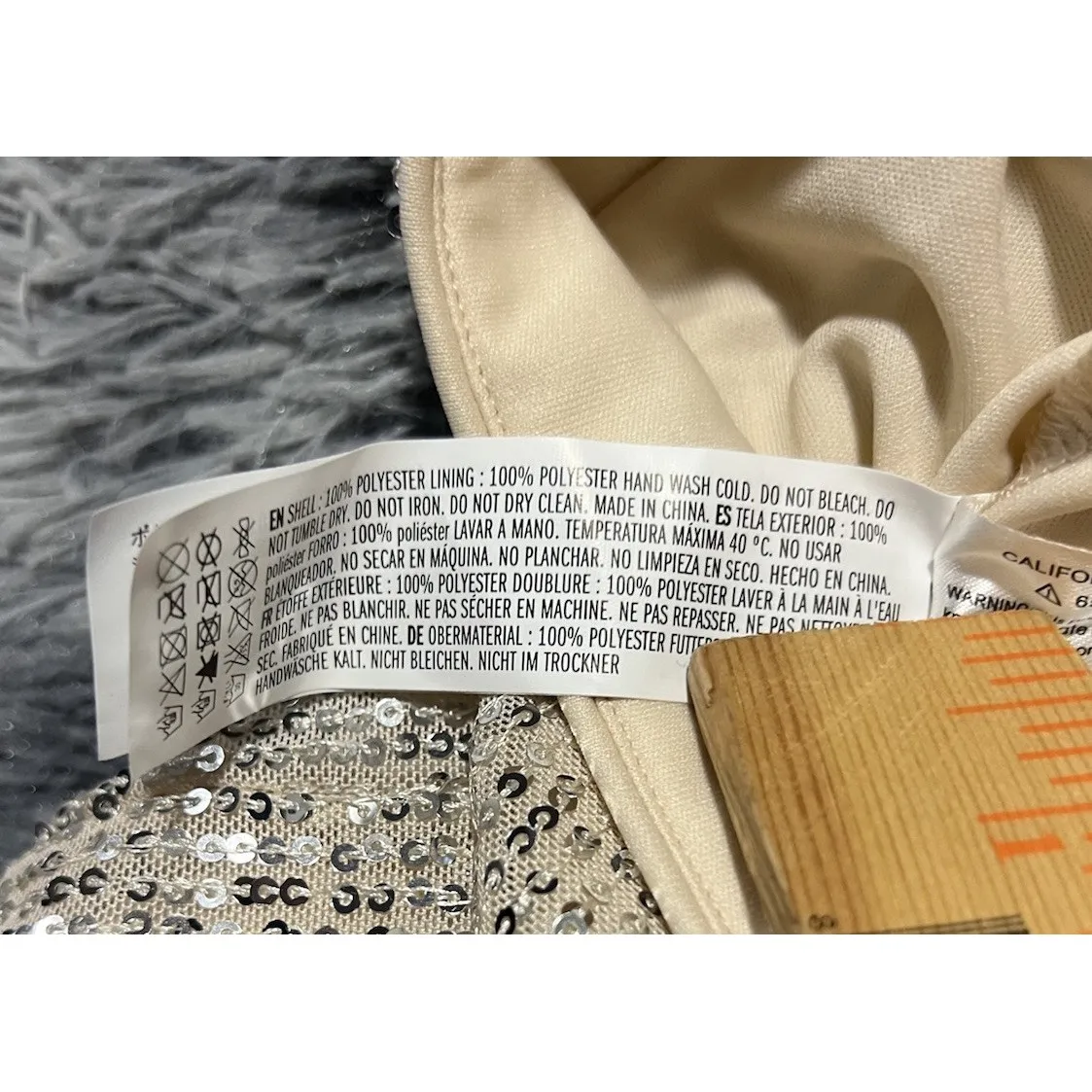 NWT Endless Rose Sequin Pants Size Small Party Bachelorette Festival  Old Money - Image 5