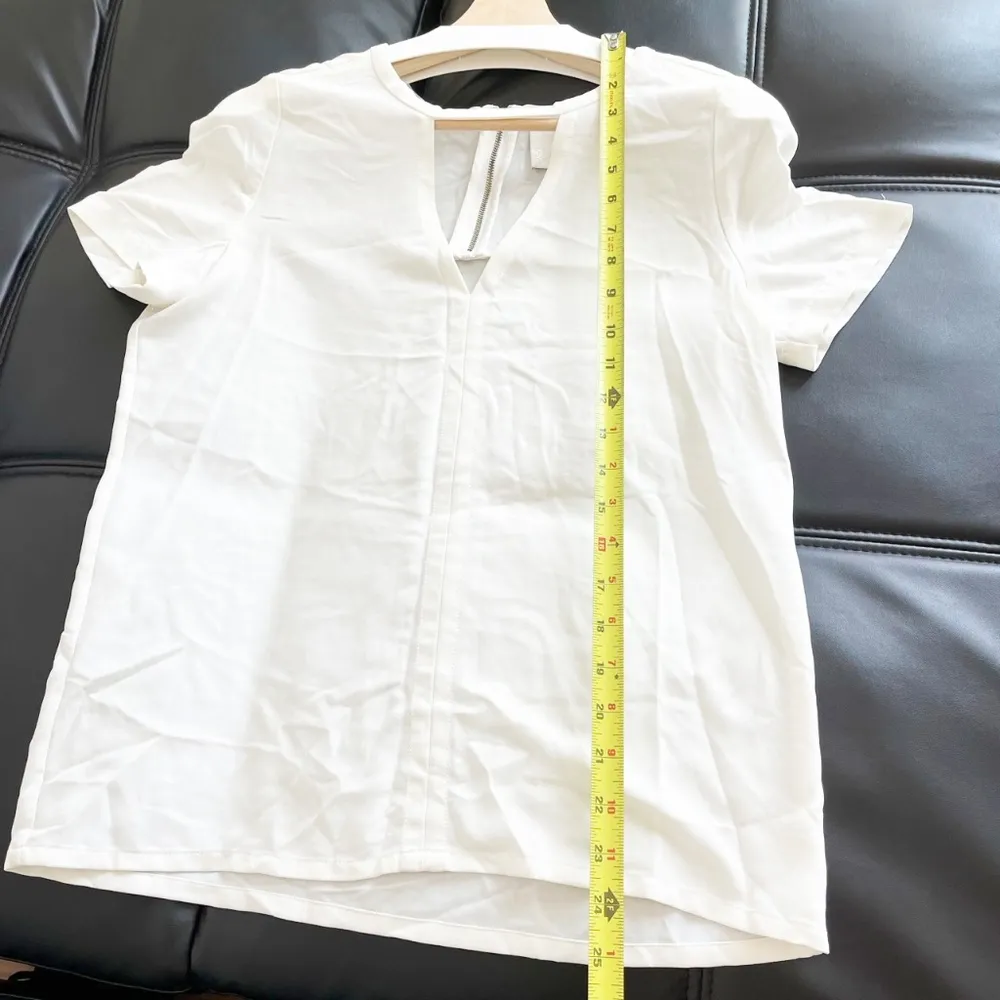 3.1 Phillip Lim Cutout Silk Sheer Short Sleeve Blouse - Image 6