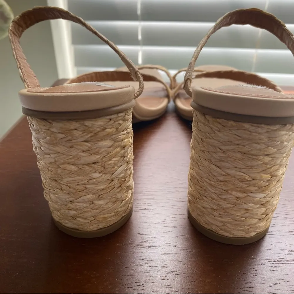 dv Dolce Vita Raffia Strappy Sandal Shoe Size 8 - Image 7