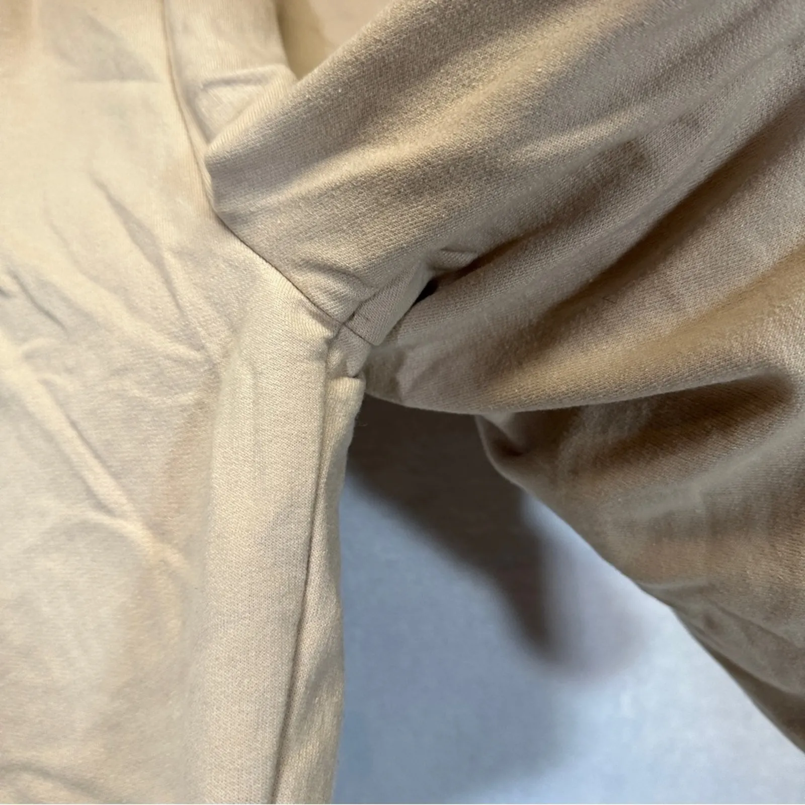 Pretty Little Thing Tan High Rise Pull On Shorts Size‎ 6 - Image 3