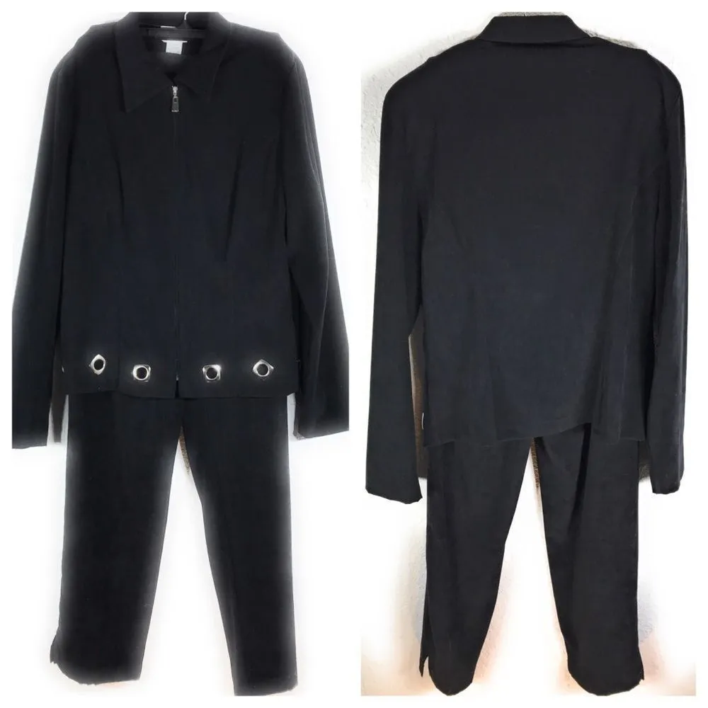 Vintage Scarlett Black‎ Pantsuit Black Size undefined - Image 2