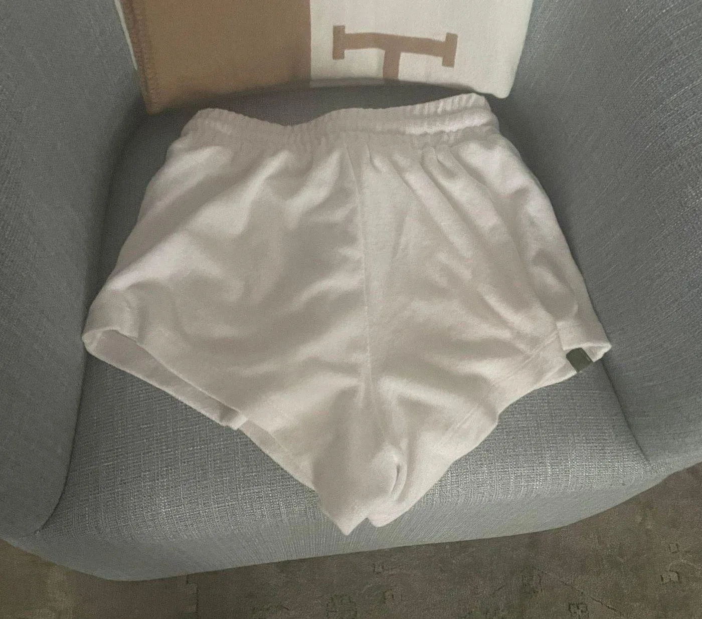 White Terry shorts - Image 3