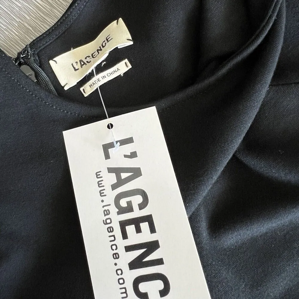 L’Agence Womens XS or Small Sleeveless Pencil Dress Black - Image 4