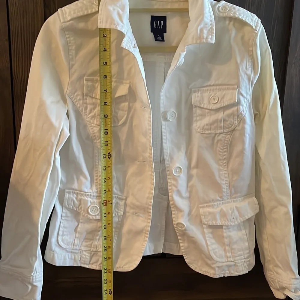 Gap white cotton blazer​ - Image 5