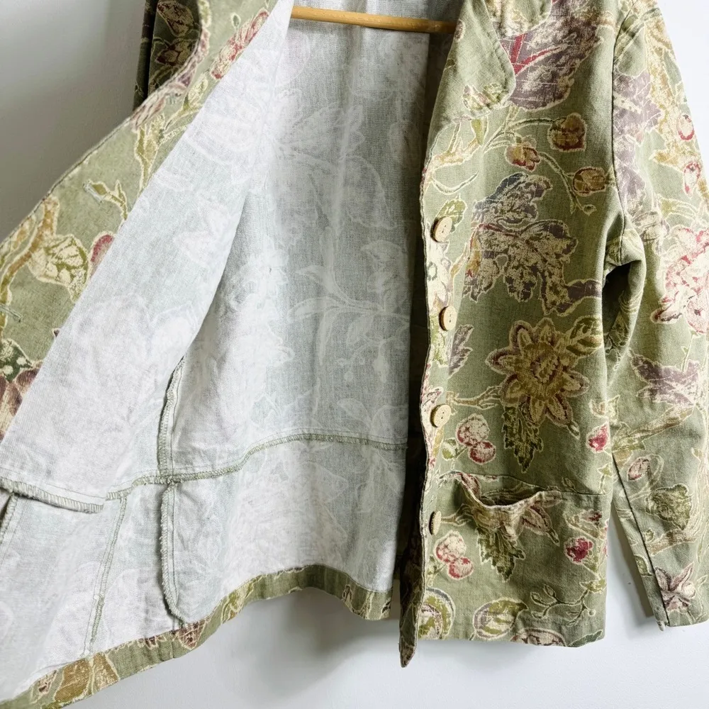 Coldwater Creek tapestry vintage blazer jacket with pockets - Image 10