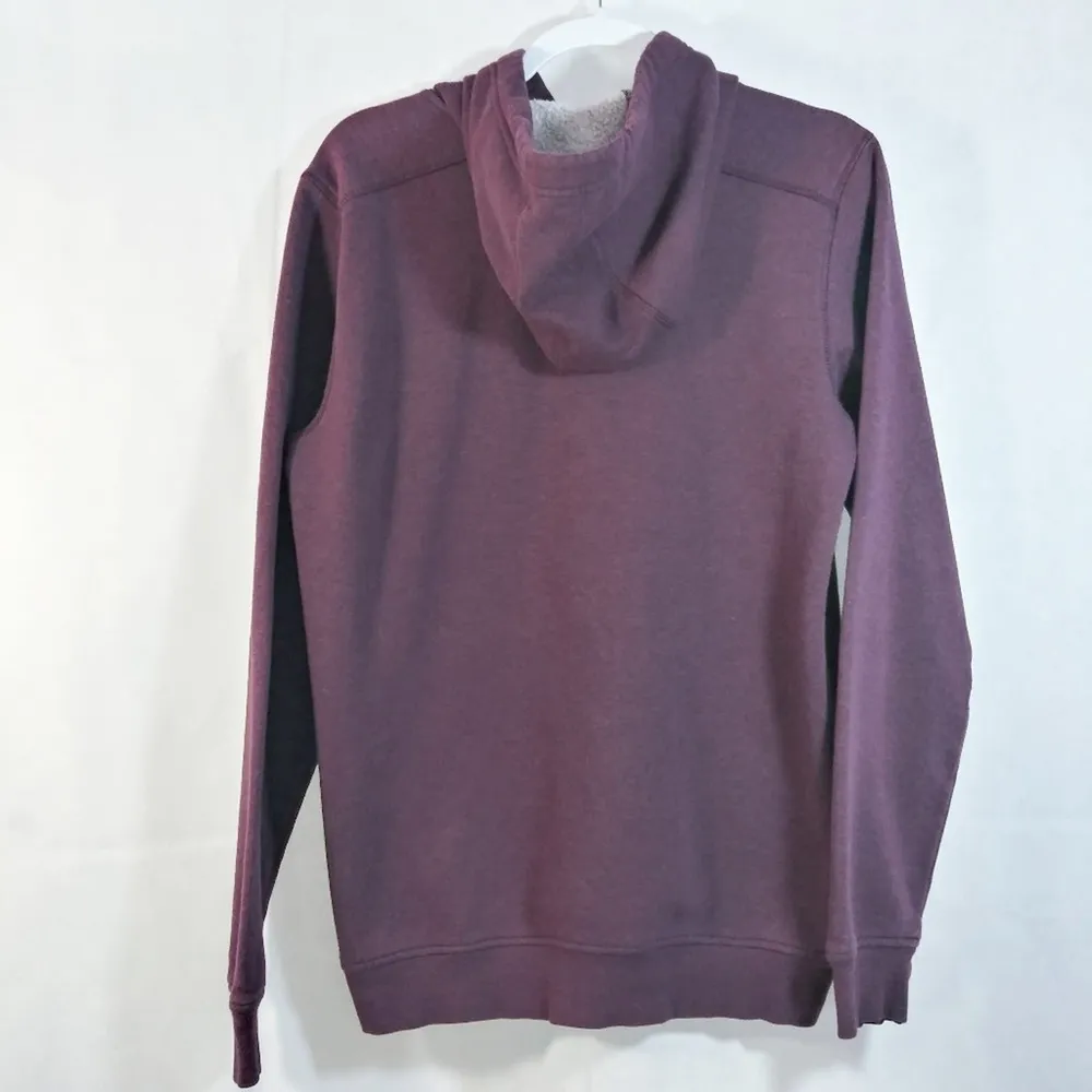 Adidas Monochromatic Badge Of Sport Maroon Hoodie S - Image 2