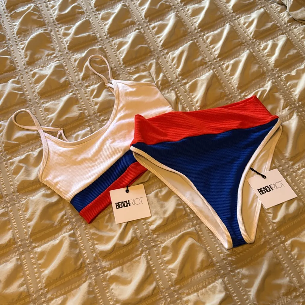 Beach Riot Bikini Swim SET Eva Top Emmy Bottom - Image 11