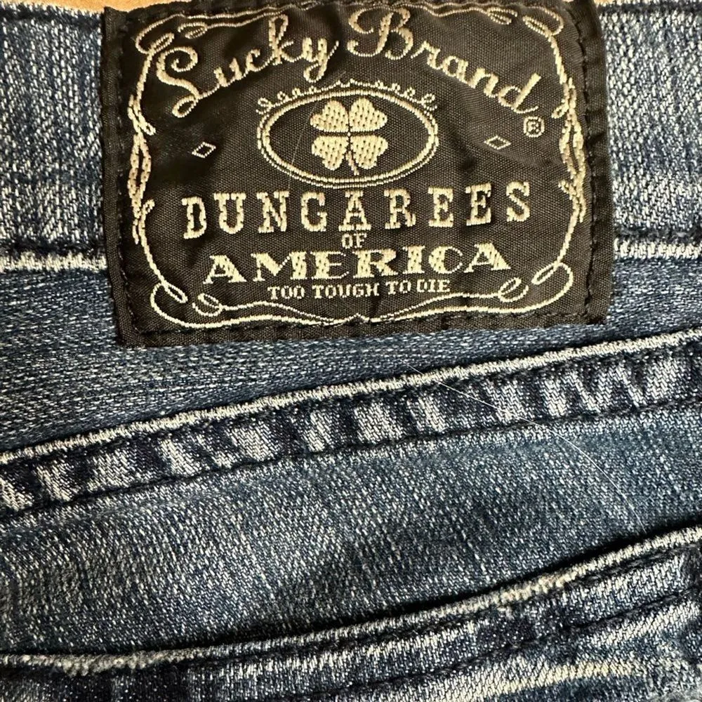 Lucky Brand‎ Whiskered Slightly Distressed Low Rise Sweet Boot Womens Size 6 - Image 7