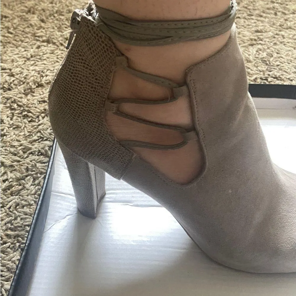 Sugar Open toe booties Tan Size 8.5 - Image 16