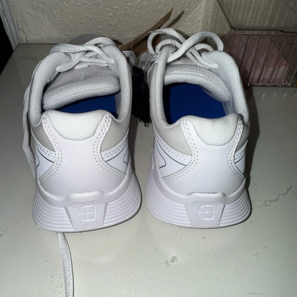 CONDOR WOMENS White Comfortable Durable Slip Resistant Metal Free Trainer S 5.5 - Image 12