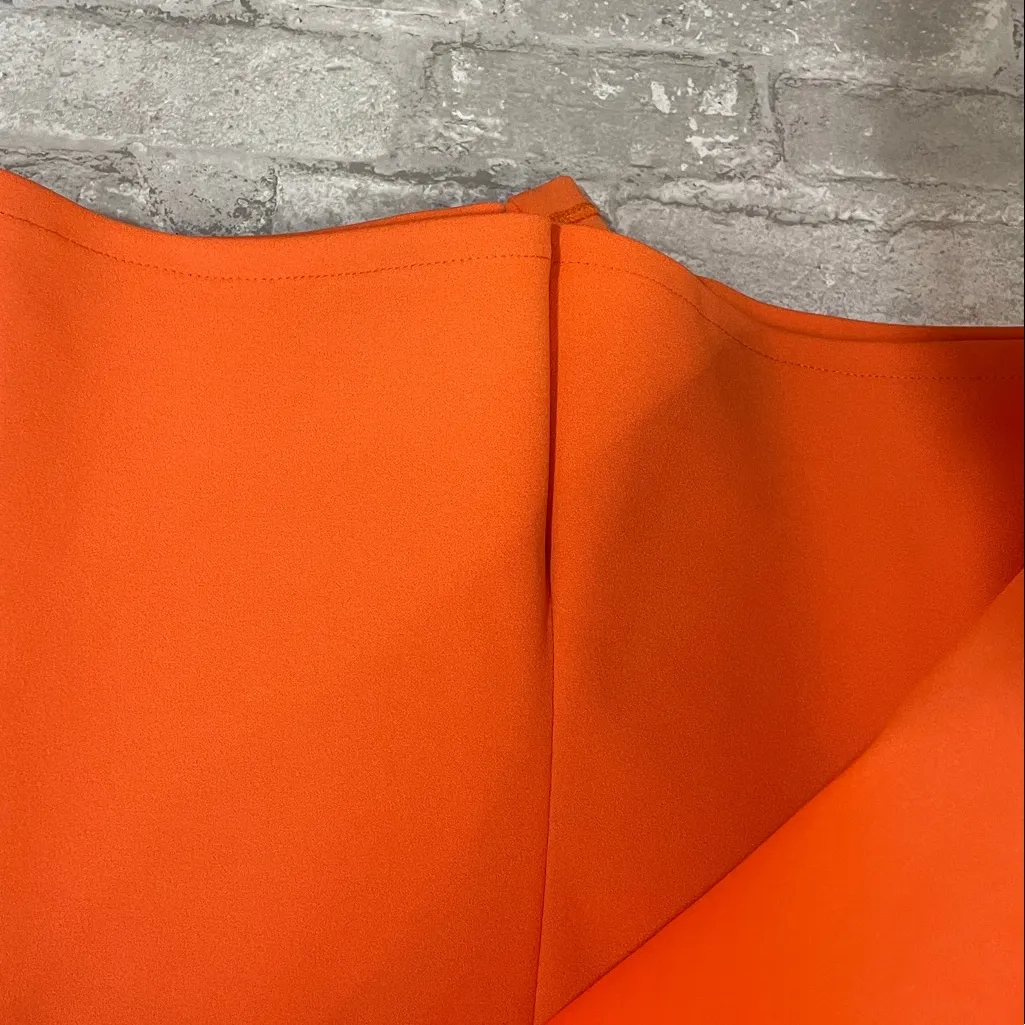 Versona Vibrant Orange Skort with Ring Detail - Image 2