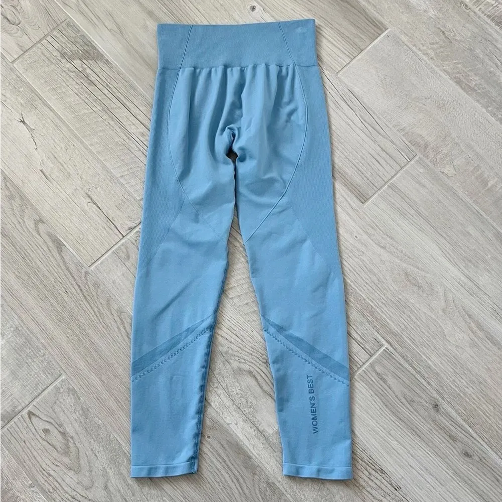 Women’s Best Renew Seamless Leggings in Coastal Blue Like New XL - Image 5