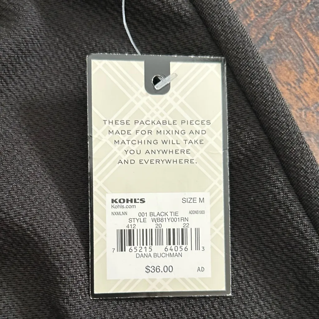 Elegant Black Women's Skirt medium nwt - Image 2