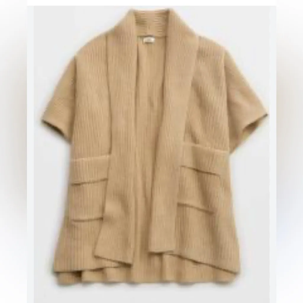 Aerie Shawl Collar Sweater Cape - Image 3