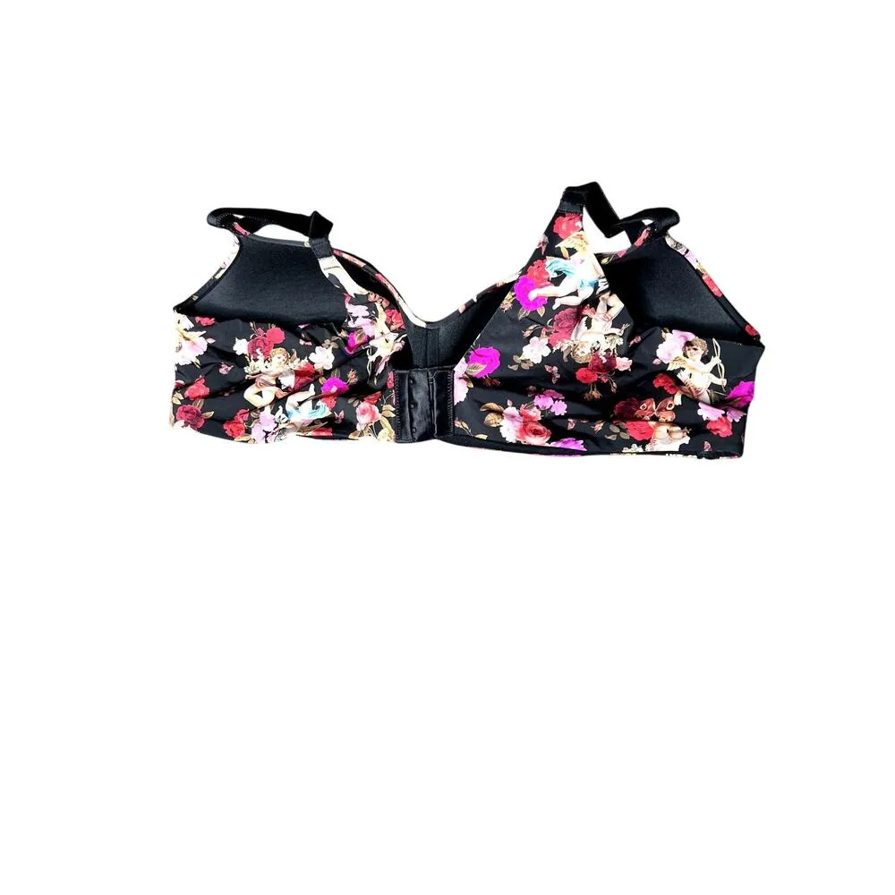 Torrid bra size 44C Dream Wire Free lined floral-cherub-butterfly  fairy, whimsy - Image 2