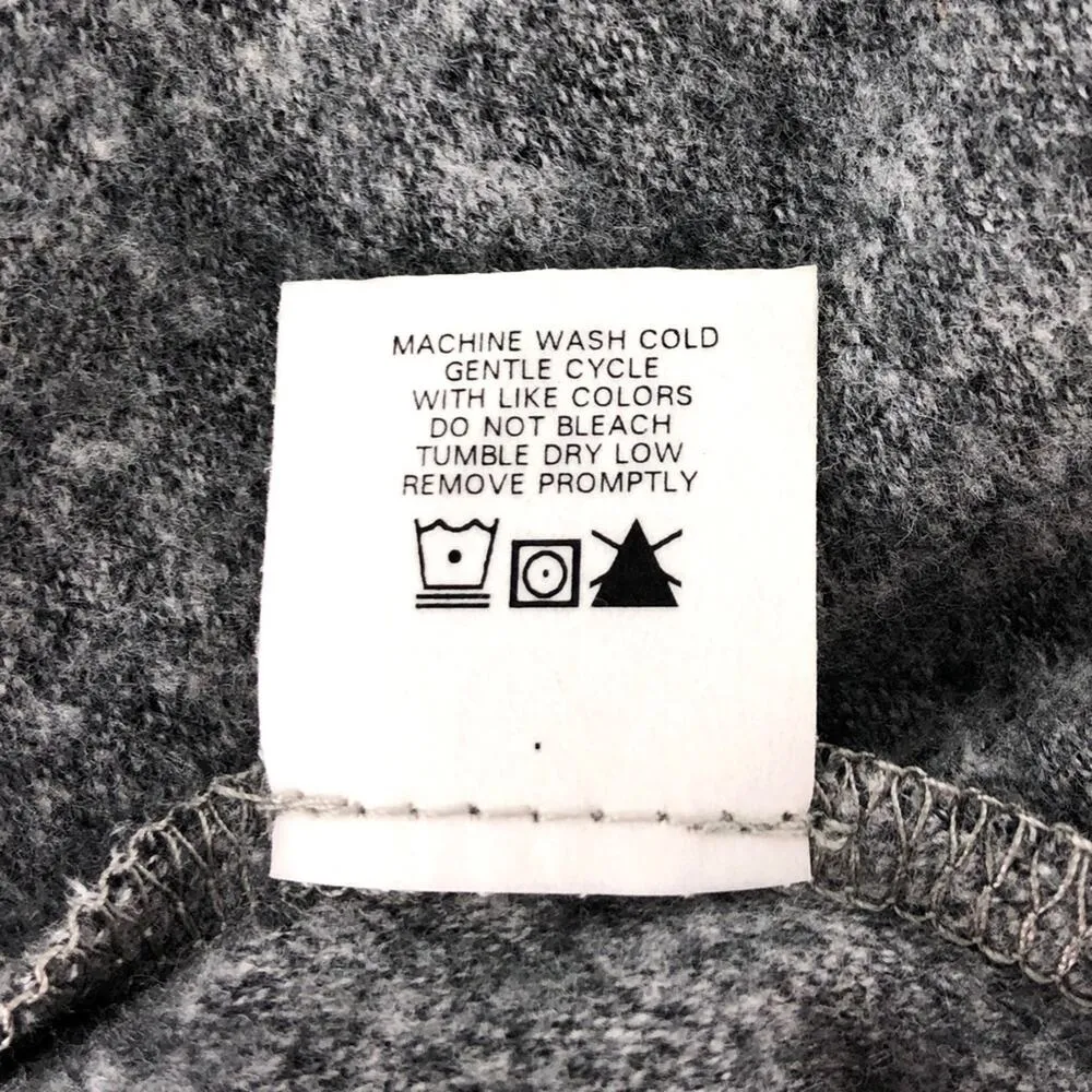 Lanston Oversized Sweater Vest Grey Small Gray - Image 8