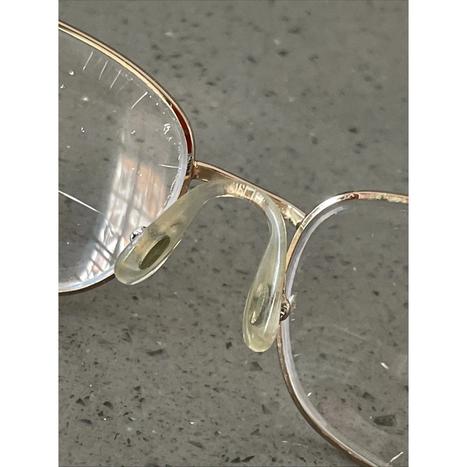 Pierre Cardin PC 117-3 Eyeglasses Frames ONLY 56-19-140 Gold full rim vintage - Image 10