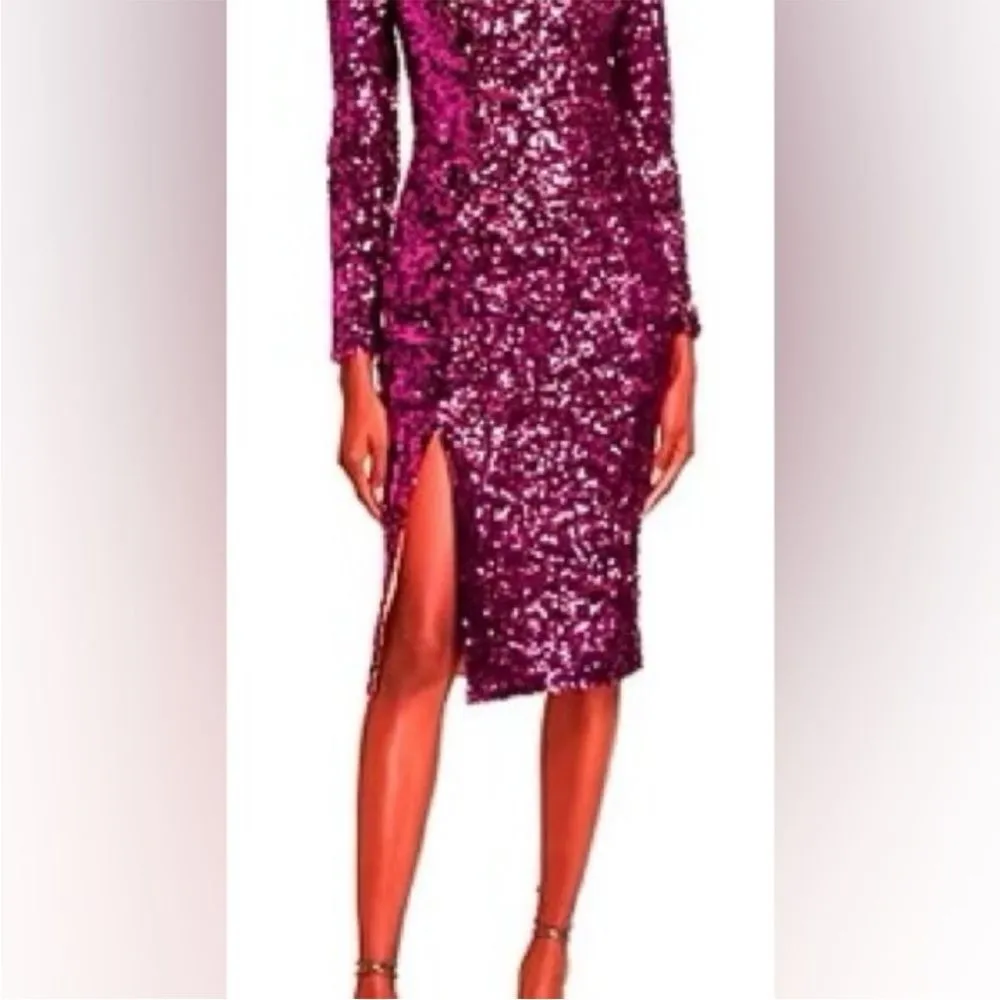 *NEW* ✨STUNNING✨ Dress the Population Never Forget Sequin Midi Dress xs - Image 2