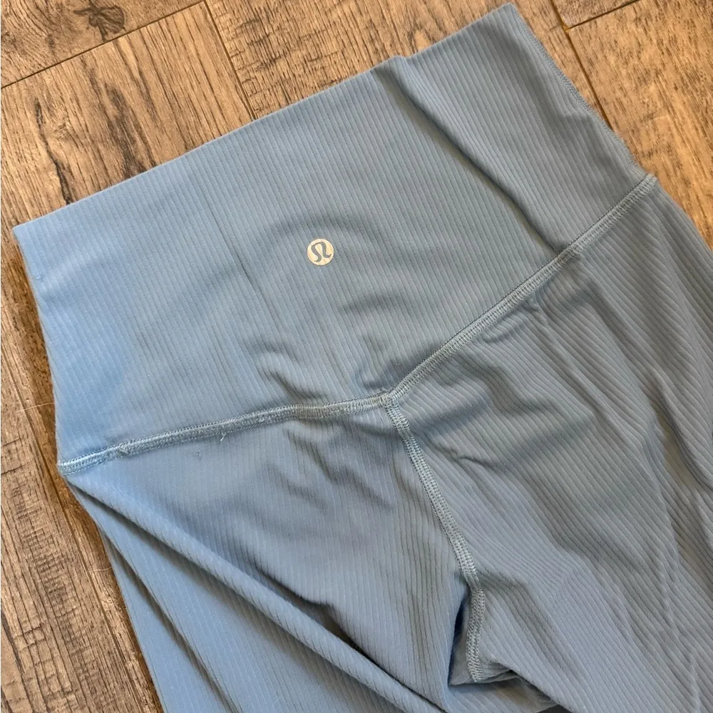 Lululemon Align Ribbed High-Rise Crop 23"-Utility Blue - Image 7