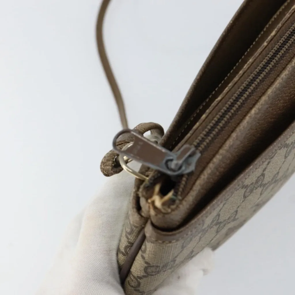 GUCCI GG Supreme Web Sherry Line Bag PVC Beige Gold Red 904 02 026 Authentic - Image 9