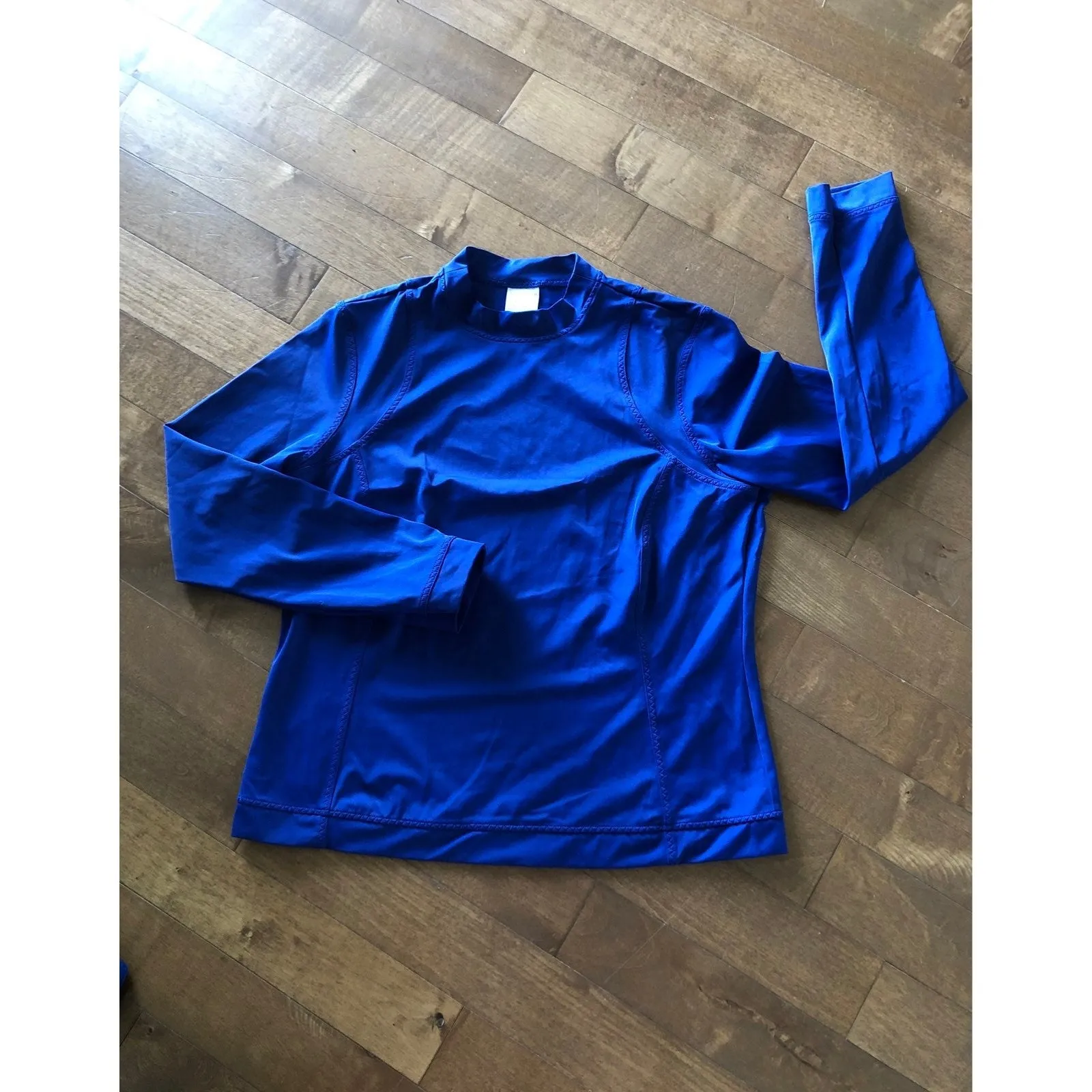 Land’s End 3-piece swim outfit Tankini, skort and rash guard size 8 petite - Image 10