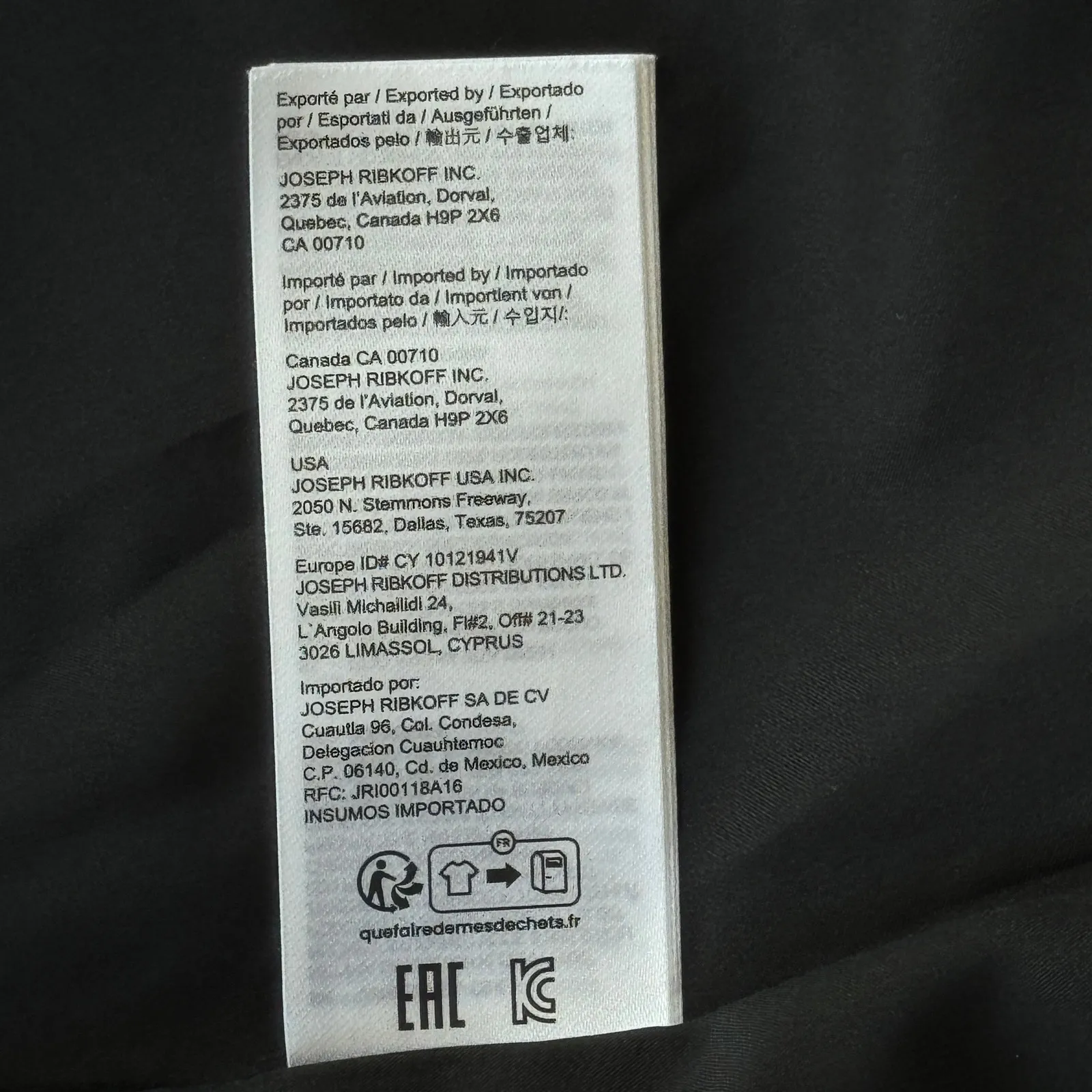 Joseph Ribkoff‎ Classic Black Woven Blazer Gold Zippers Size 10 NWT - Image 13