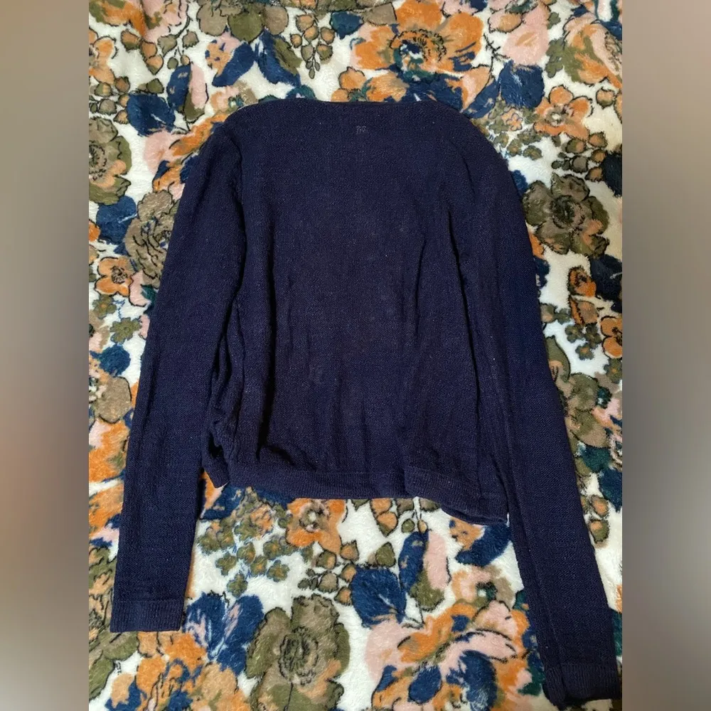 Lilly Pulitzer Navy Blue Cardigan - Image 2