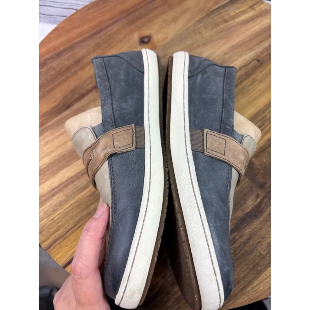 Women's Taos Black & Brown Leather Loafers Size 7.5 - Image 9