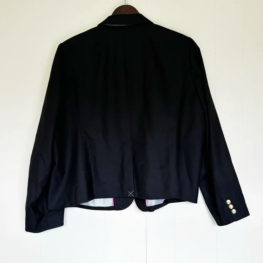 NWT J. CREW Original Schoolboy Blazer Black Size 22 AZ565 - Image 8