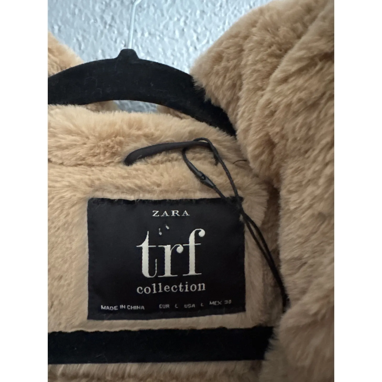 Women's Zara Sorona DuPont Fur Lined Puffer Parka Jacket size L Scandinavian - Image 5