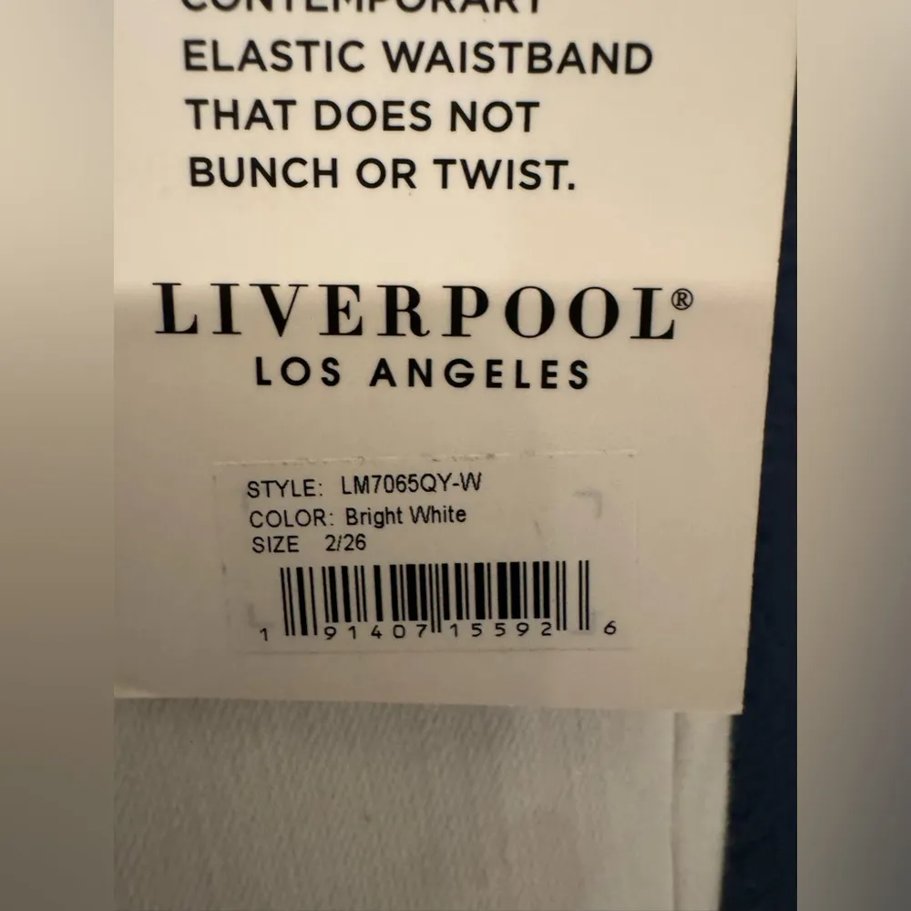 Liverpool Los Angeles Chloe Pull-On Crop Rolled Cuff Women’s Bright White 2/26 - Image 11