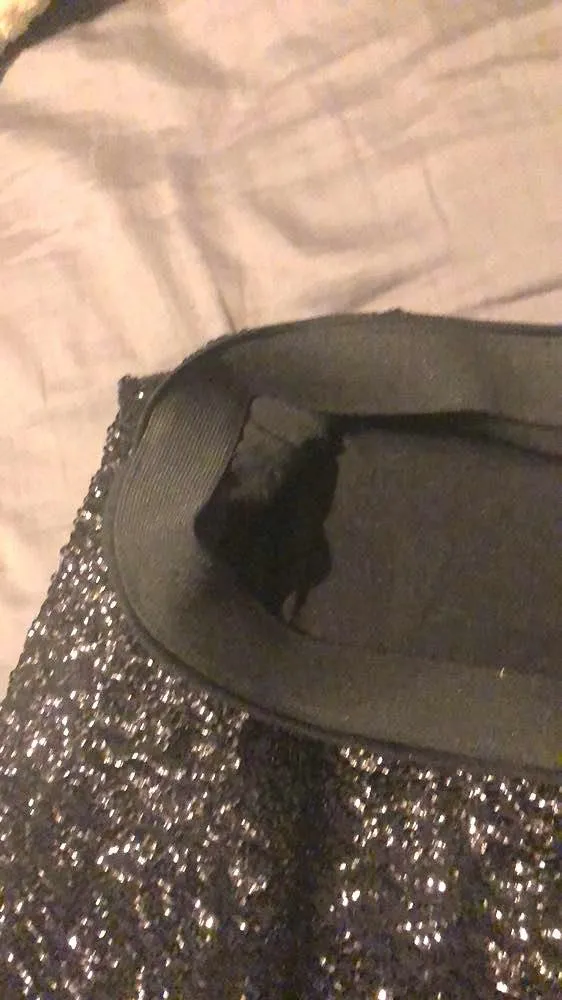 Black Sequin Skirt - Image 2