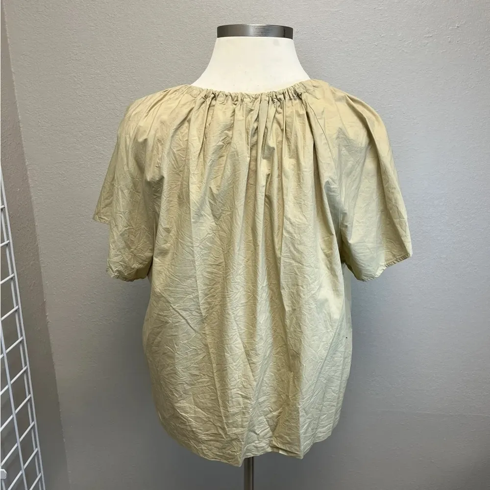 J. Crew Beige Flowy Top - Size 2X - Image 2