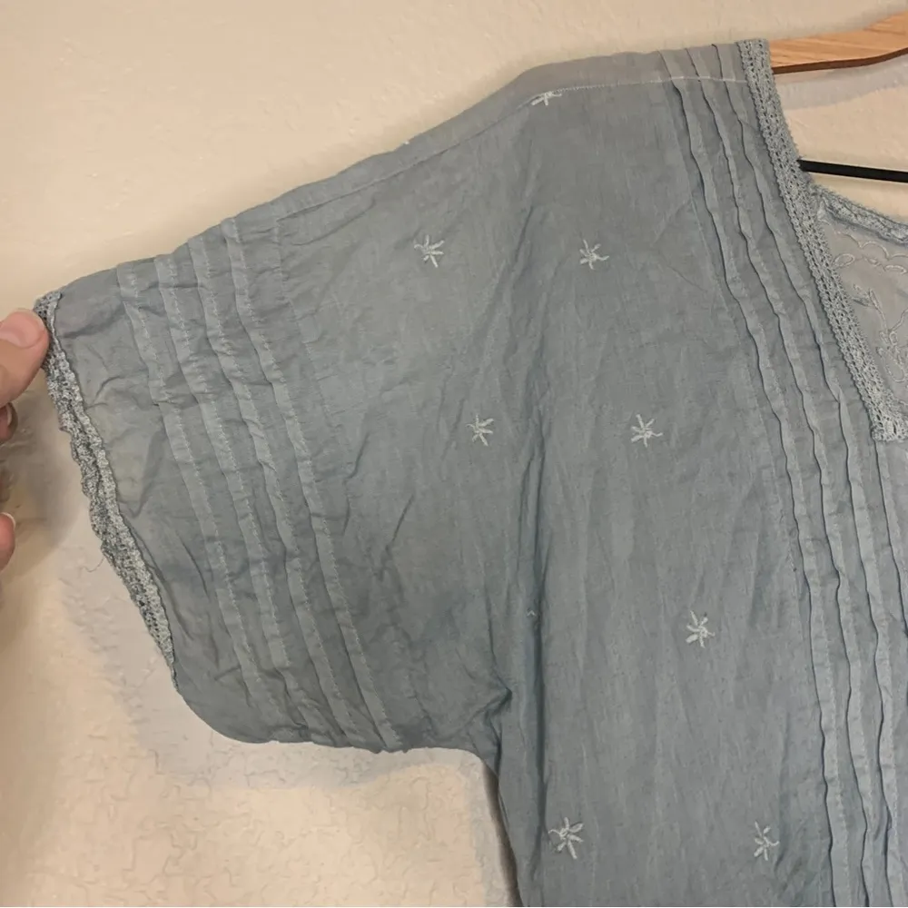 Anthropologie Holding Horses Ombré Floral Lace Mini Dress Size M - Image 9