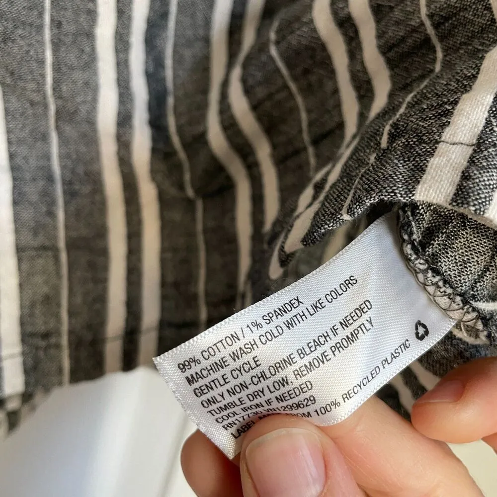 Wild Fable Striped Paperbag shorts size L - Image 6