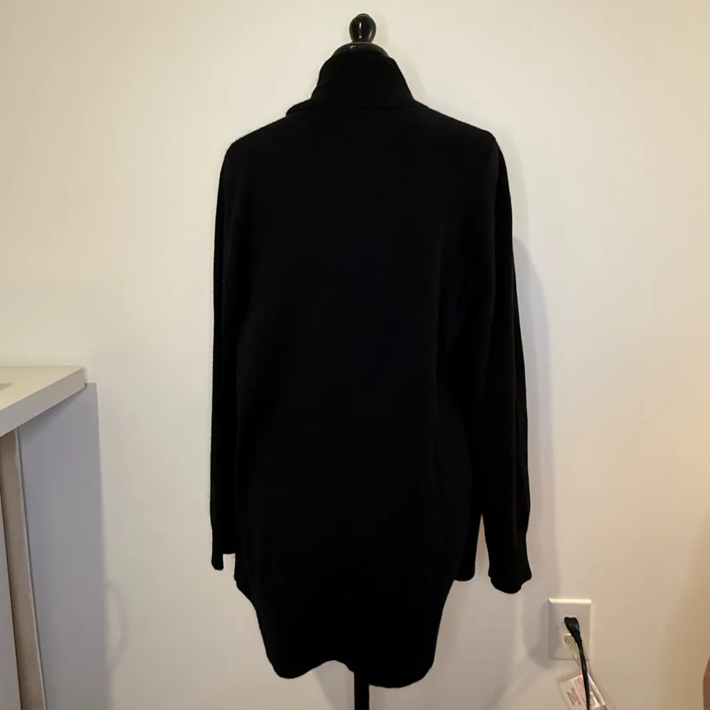 Quince Shawl Black Cardigan - Image 3