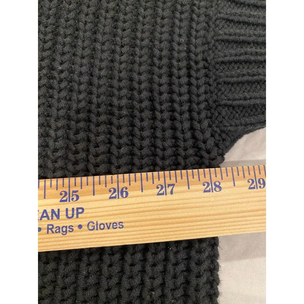 Aerie Dolman Sleeve Oversized Hoodie Tunic Sweater Black Women's Size Medium - Image 6