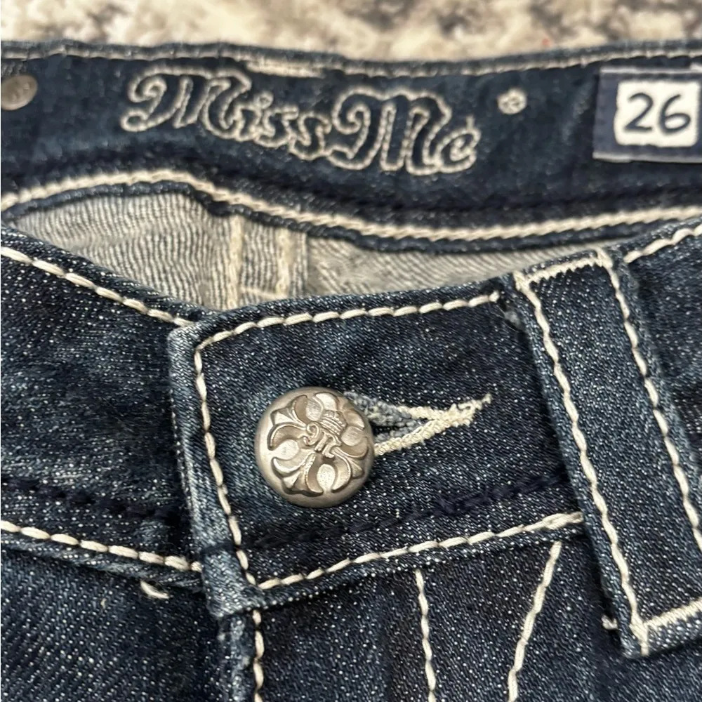 Dark Wash Skinny Jeans - Image 7