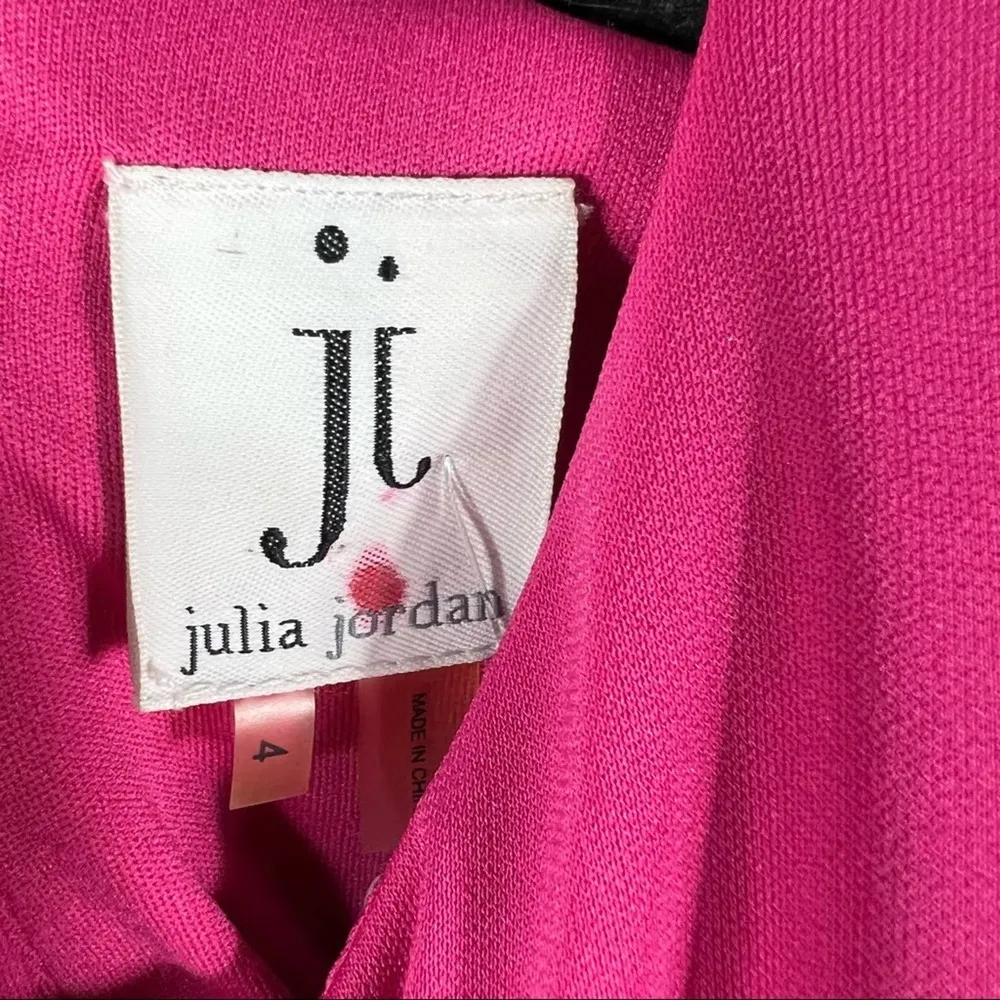 JULIA JORDAN Sleeveless Raspberry Dress NWT in Size 4 - Image 2