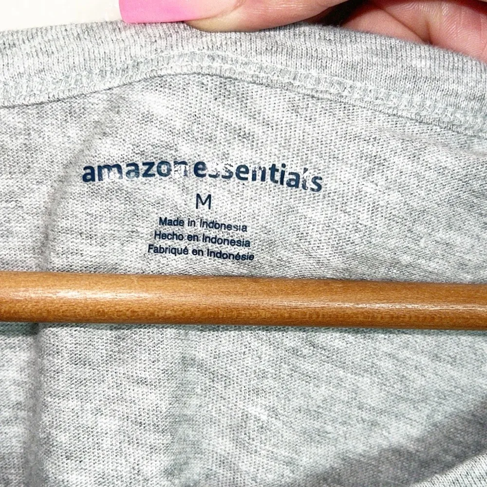Amazon Essentials Gray Short Sleeve 100% Cotton Summer Dress Size M - Image 7
