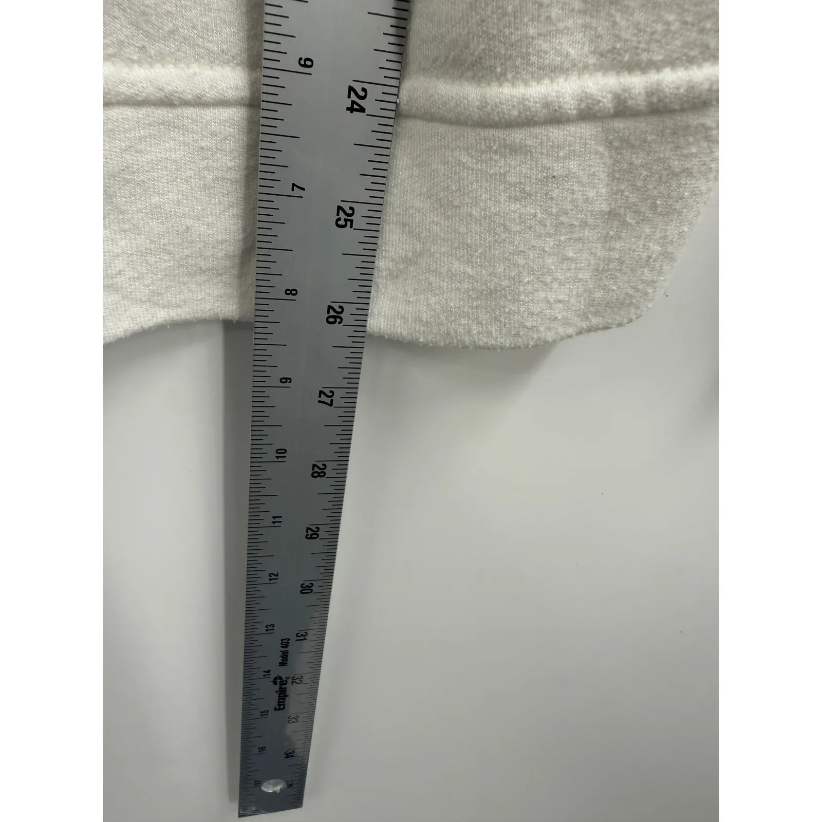 T by Alexander Wang White Textured Crewneck Sweatshirt Size Small - Image 6