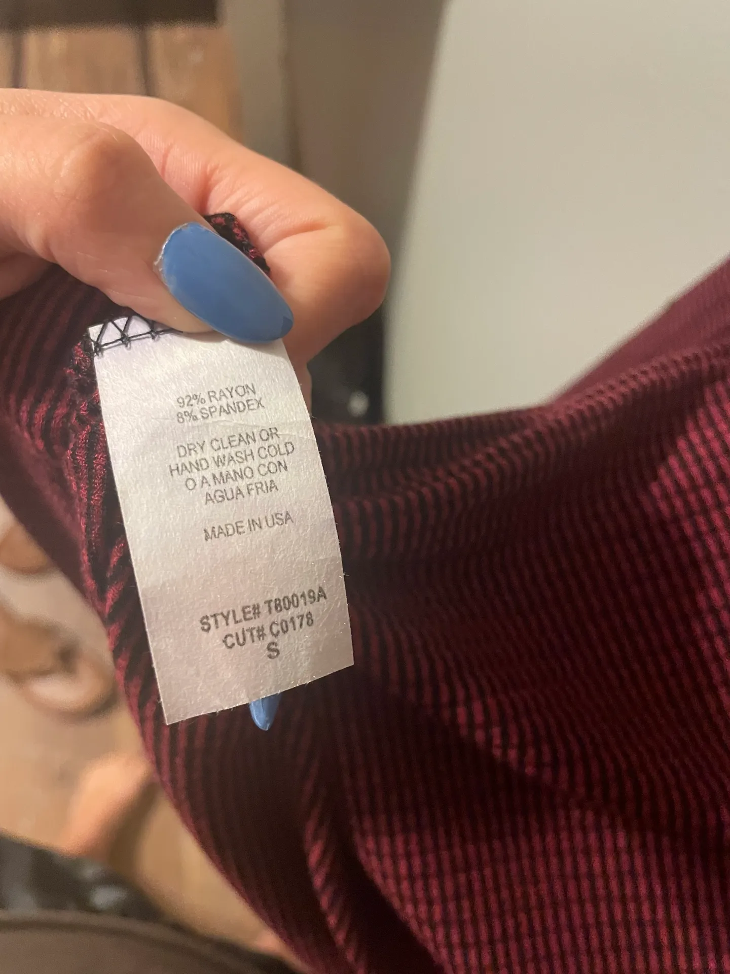 red ruffle long sleeve - Image 3