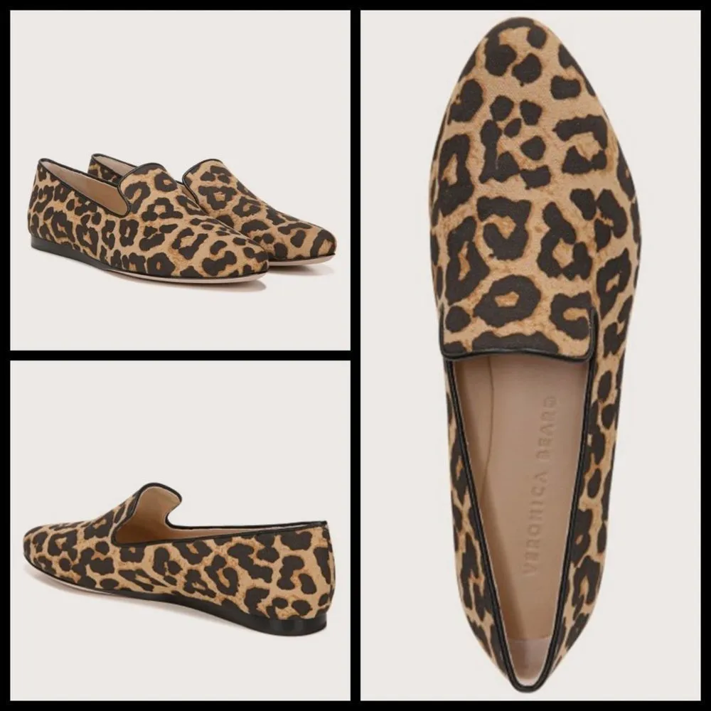 💕💕 Griffin Leopard Canvas Loafer 8.5 New In Box - Image 3