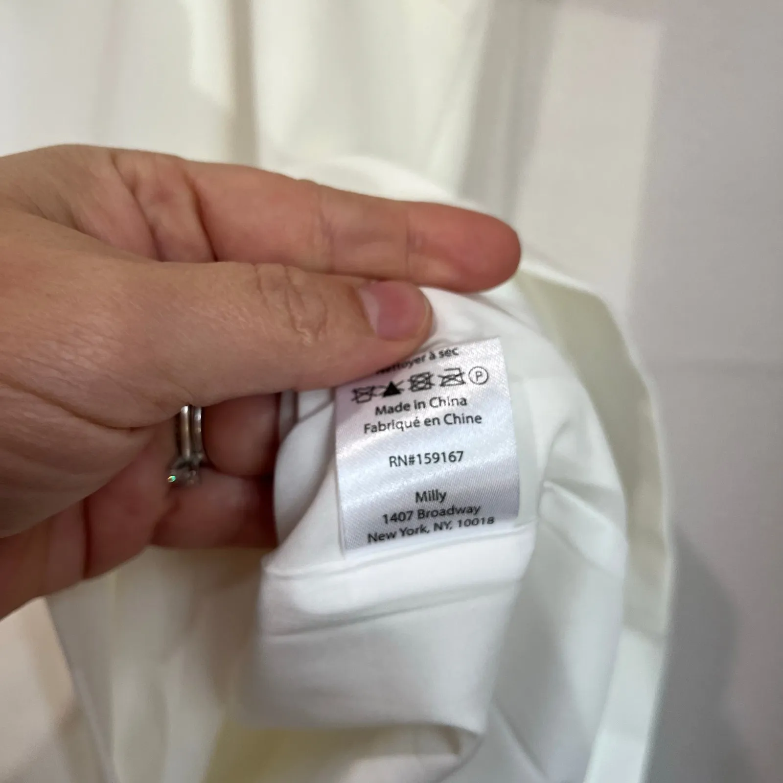 Milly Ellia Cady White Halter Asymmetrical Mini Dress NWT Bridal Cocktail Sz 2 - Image 5