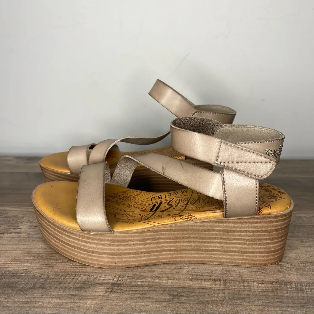 blowfish  Casual Platform Sandals‎ Taupe (8) - Image 2